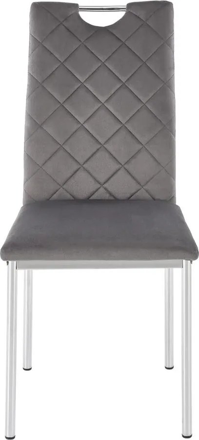 Pikowane krzesło z rączką do przenoszenia K578 Halmar