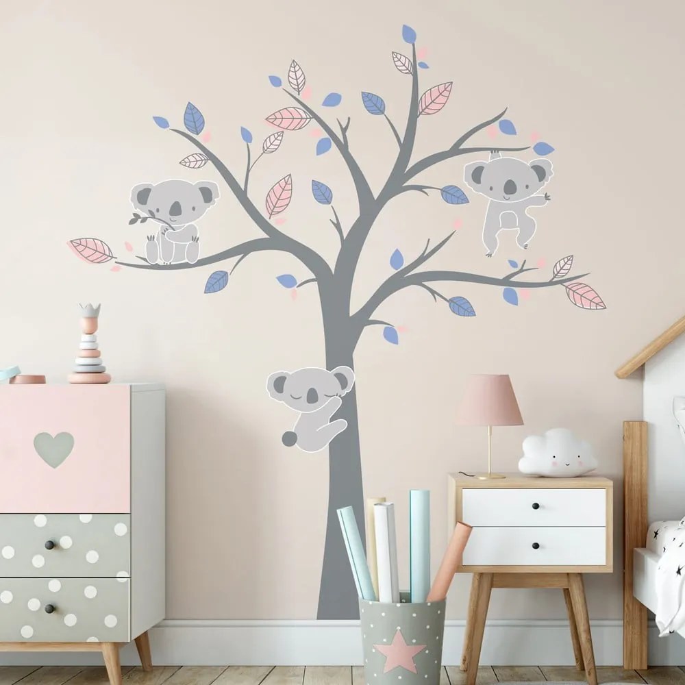 Dziecięce naklejki ścienne Ambiance Koala Sweet