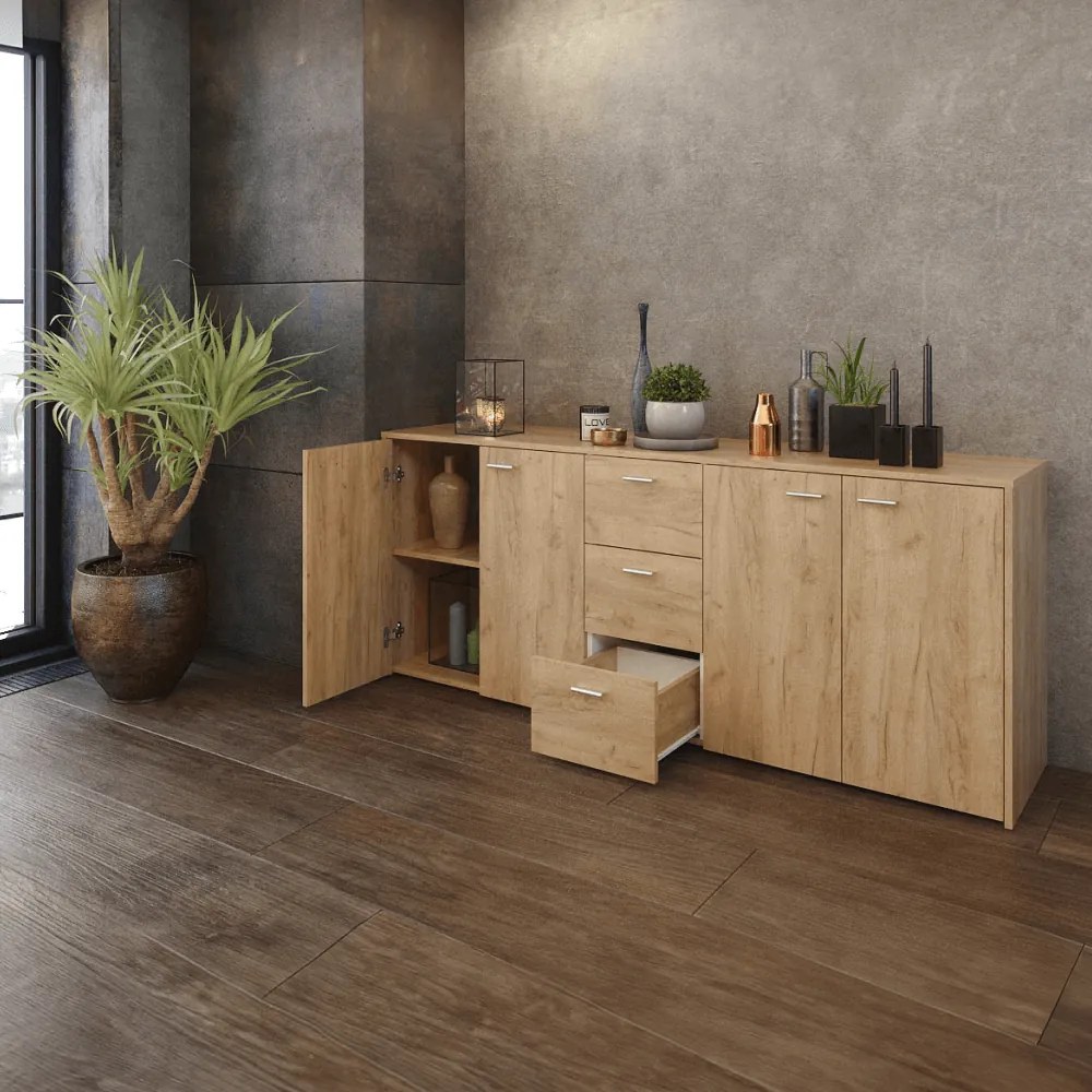 Szafka HUGOS 180, dąb artisan