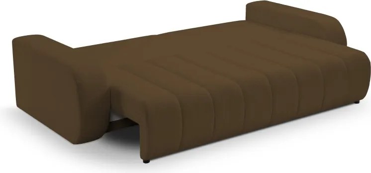 Sofa BALOO z funkcja spania i pojemnikiem BRĄZOWY LAMBI 04