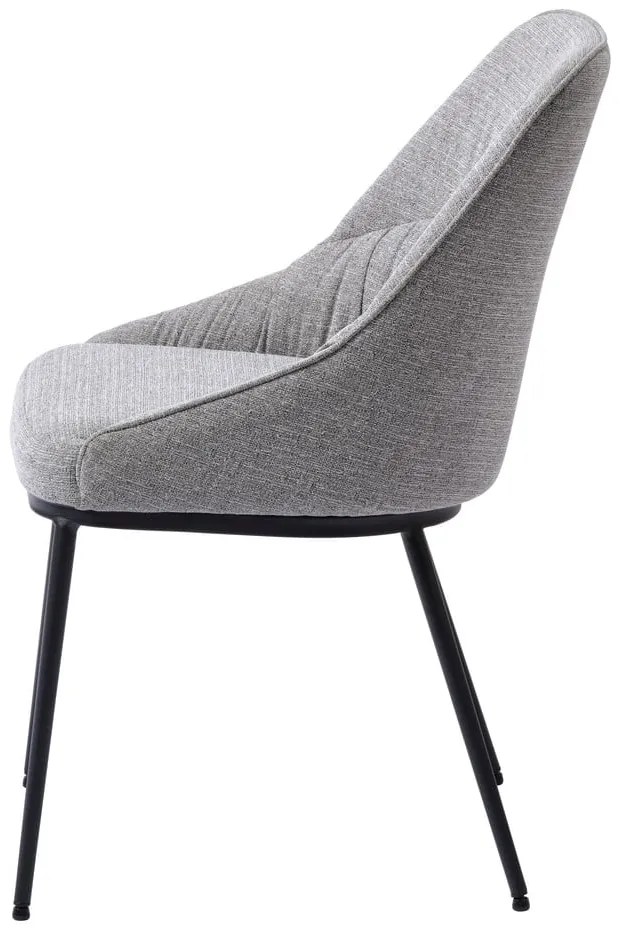 Szare krzesła zestaw 2 szt. Meridian – Unique Furniture