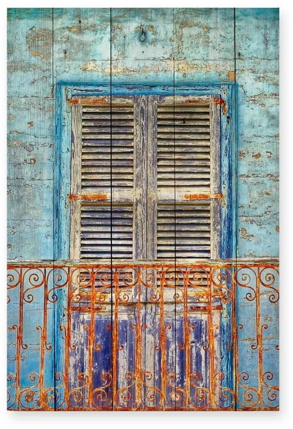Drewniana tabliczka 40x60 cm Balcony – Really Nice Things