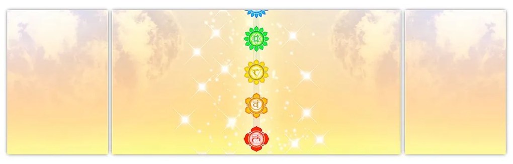 Obraz - Czakry (170x50 cm)