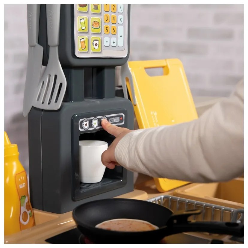 Smoby restauracja bar dla dzieci 2w1 kuchnia jadalnia akcesoria