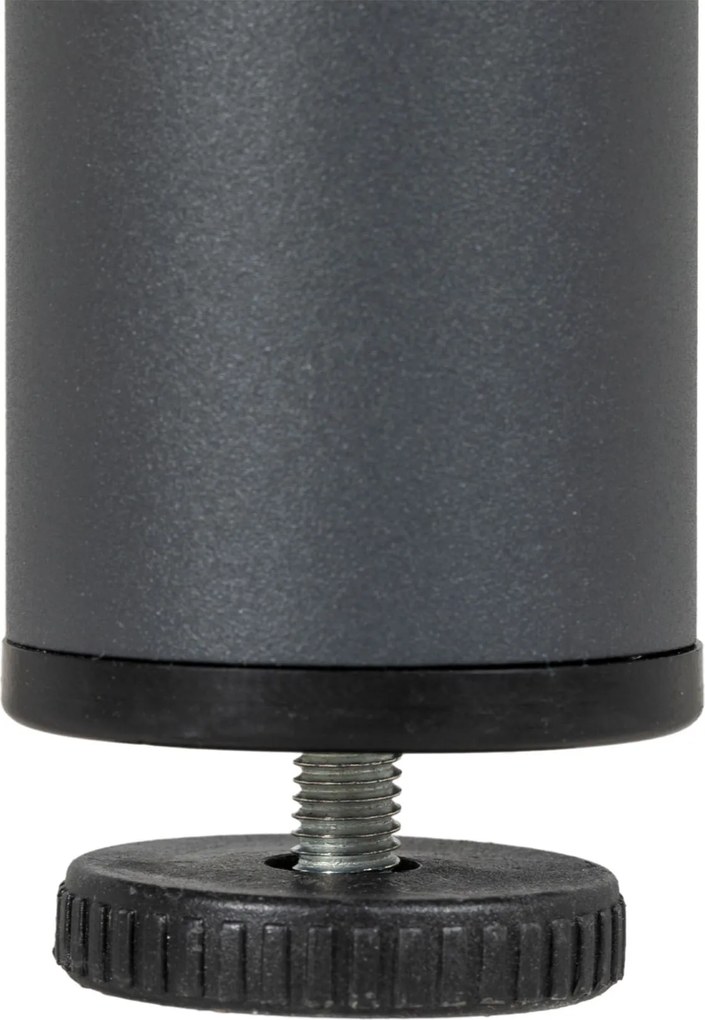 Outsunny Stół ogrodowy stół jadalniany stołówka na zewnątrz, odporny na warunki atmosferyczne, nowoczesny design, 90 x 90 x 75 cm, ciemnoszary