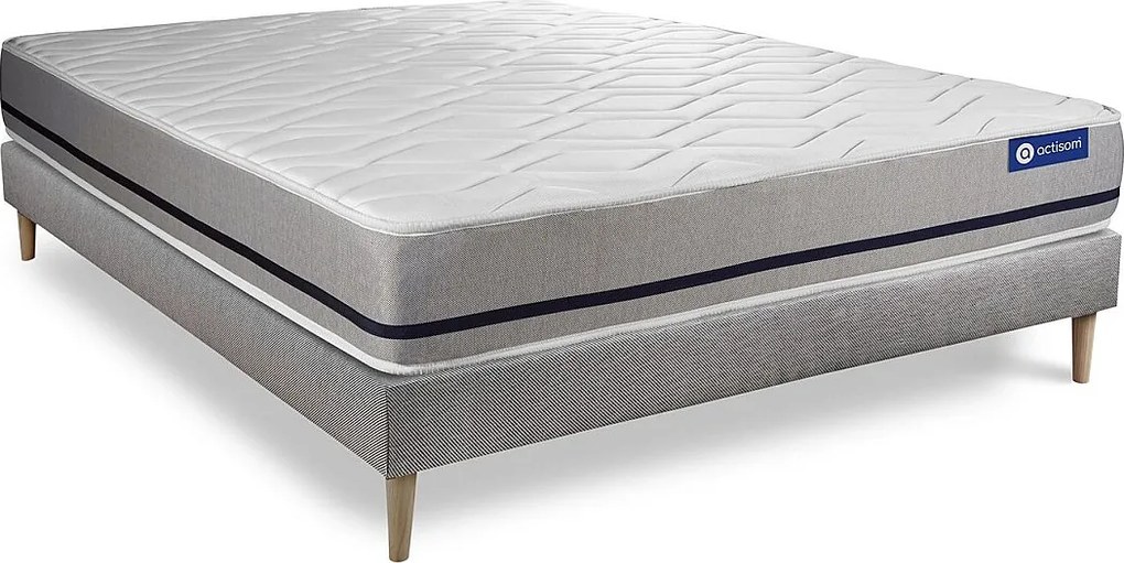 Materac Actilatex soft 130x190cm + zestaw podstawa lózka