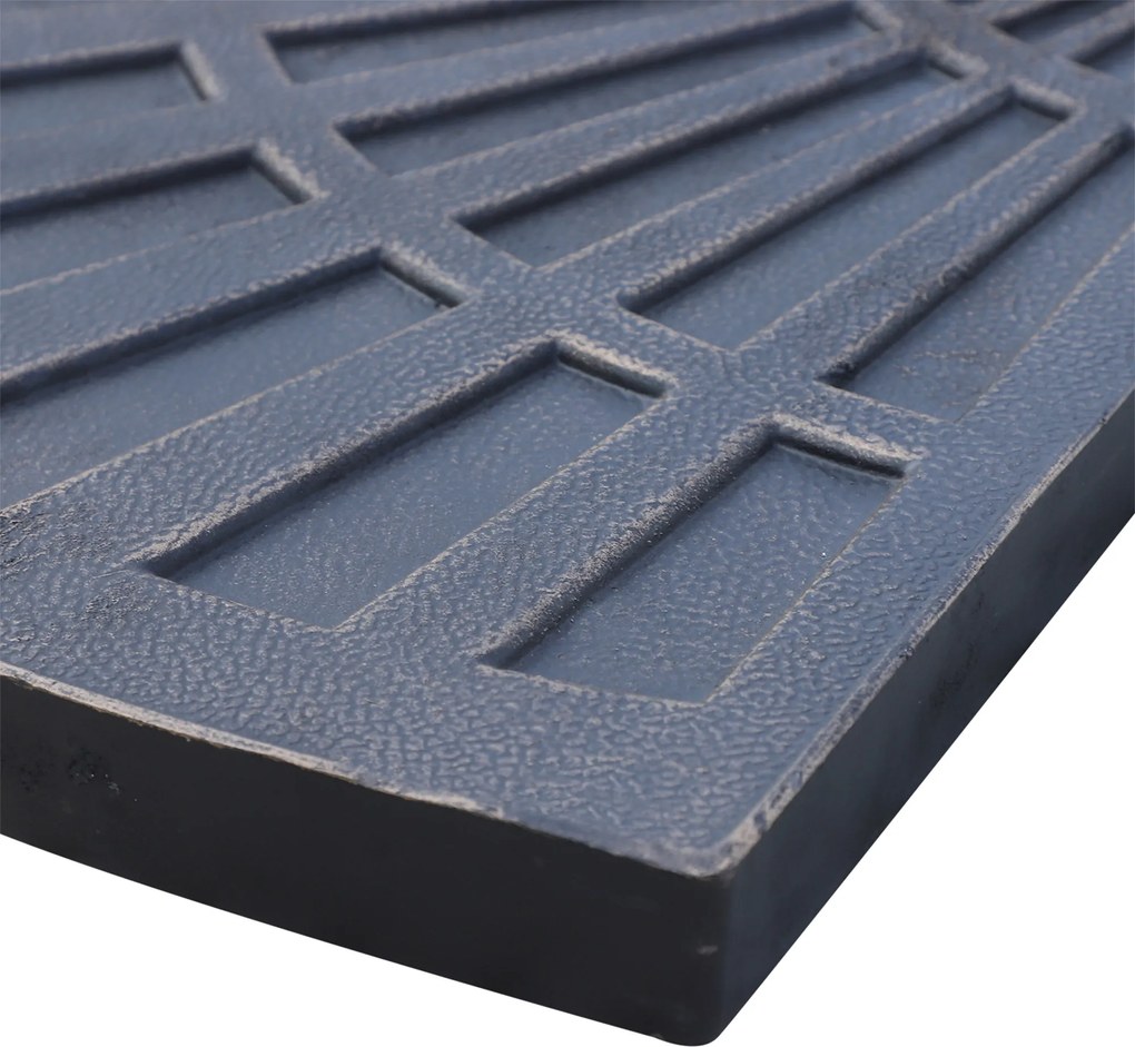 Outsunny Obciążniki do Parasoli Przeciwsłonecznych Półokrągłe Brąz 30kg 2 sztuki | Aosom PL