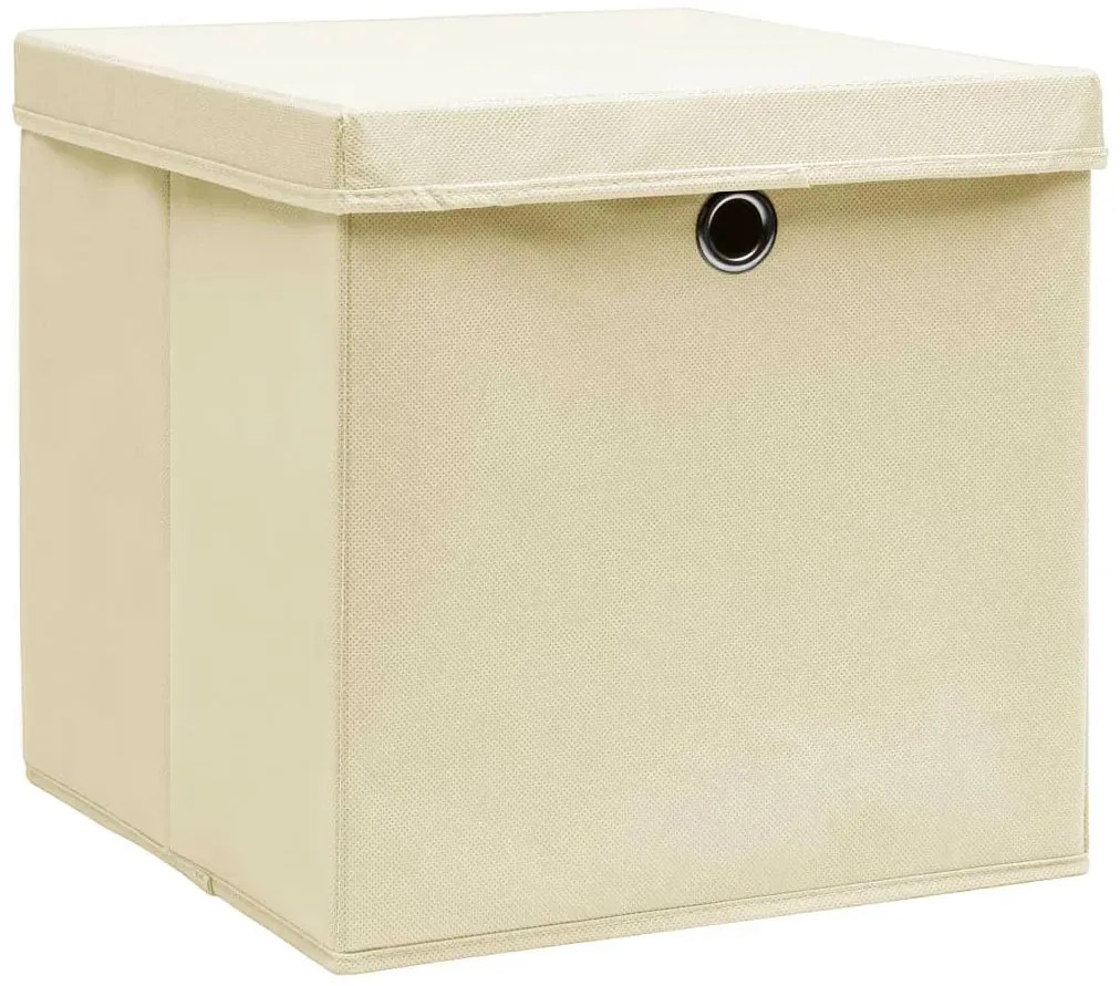 Zestaw kremowy zamykanych pudełek 4 sztuki C3-N19