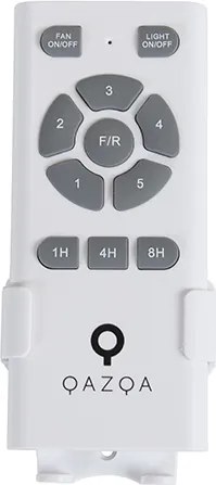 Wentylator sufitowy czarny z pilotem 5 świateł - Gaiola