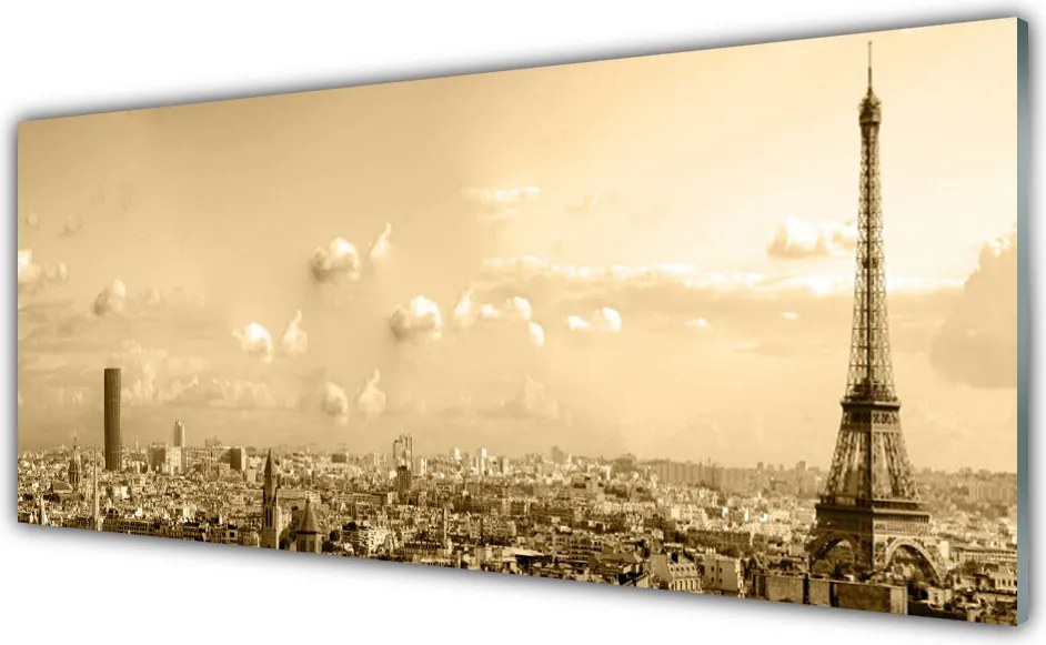 Panel Szklany do Kuchni Panorama Miejskich Kamienic