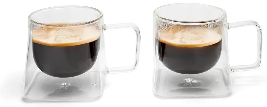 Szklane kubki z podwójną ścianką zestaw 2 szt. 220 ml Otto – Leopold Vienna
