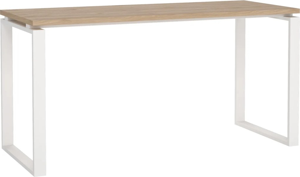 Biurko loft na płozach Sign 150 jackson hickory/biały mat