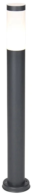 Inteligentny słup oświetleniowy zewnętrzny antracyt 80 cm z WiFi P45 - Rox