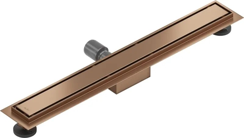 Mexen Flat M13 odpływ liniowy 2w1 50 cm, miedź szczotkowana - 1C10050-15