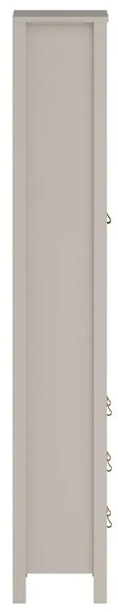 Szarobeżowa witryna 78x199x33 cm Madrid – Tvilum