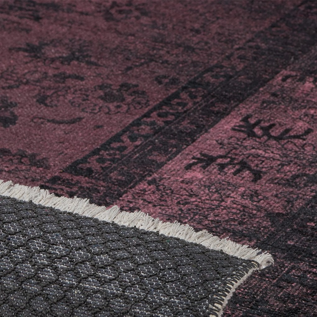 Dywan vintage Armand bordowy 155 cm x 225 cm