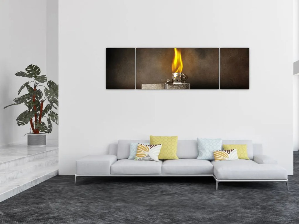 Obraz zapalniczki (170x50 cm)