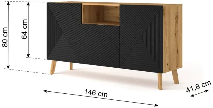 Komoda do salonu M9-L40
