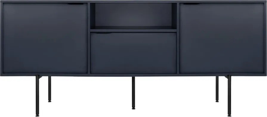 Ciemnoniebieska szafka pod TV 180x79x50 cm Bau – noo.ma