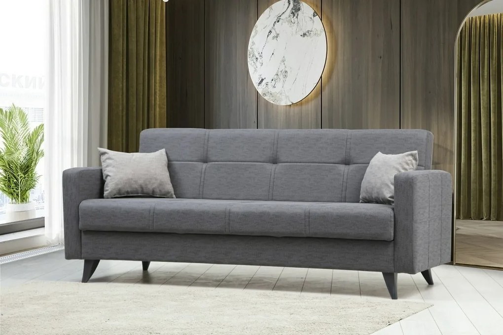 Rozkładana sofa Polya 3 Dark Grey