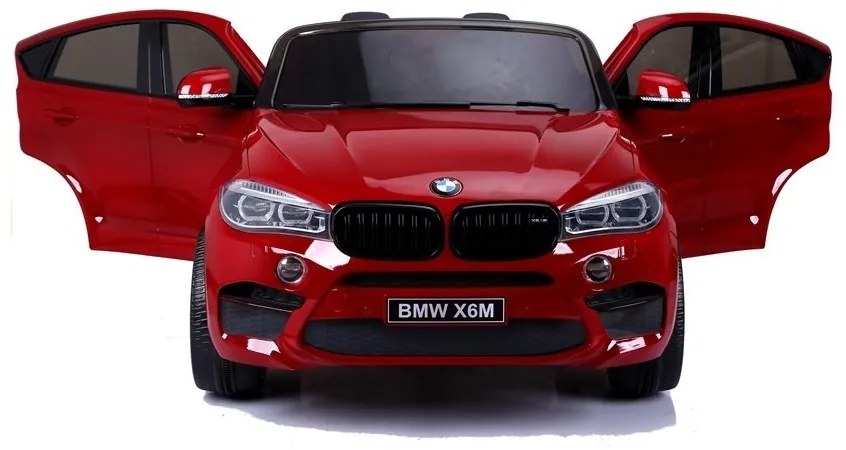 Auto na akumulator nowe bmw x6m czerwone lakierowane