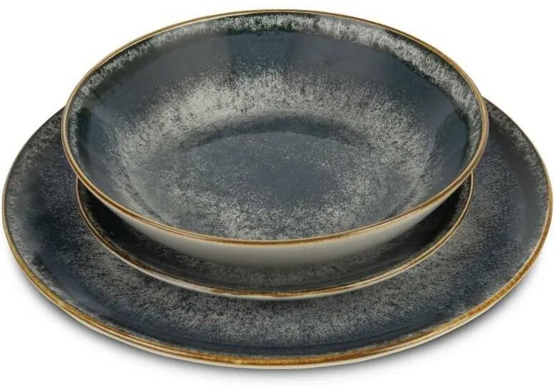 BerlingerHaus 18-częściowy zestaw talerzy Aspen,szary