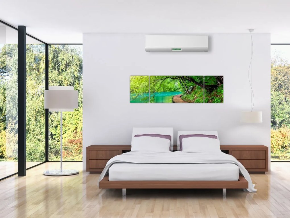 Obraz - Jeziora Plitwickie (170x50 cm)