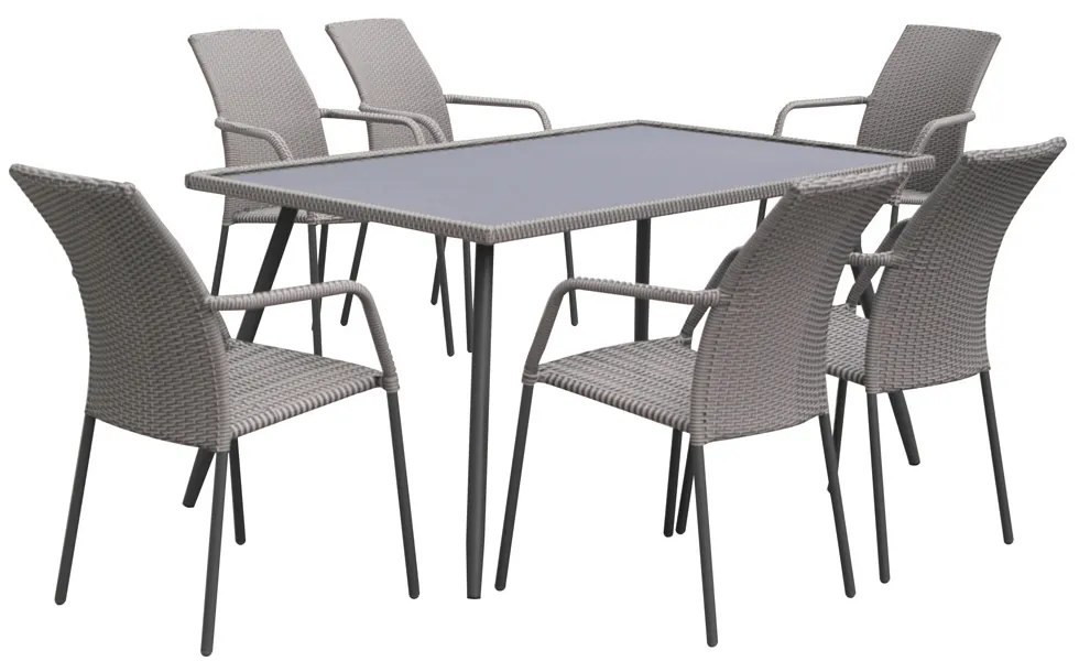 Krzesło ogrodowe Lupus szary PATIO