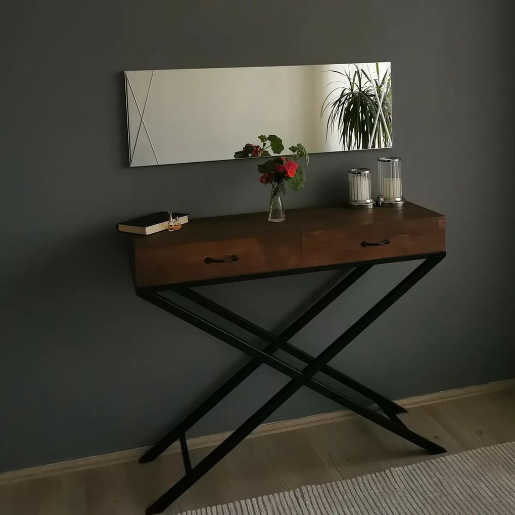Lustro Silver 35 x 105 cm