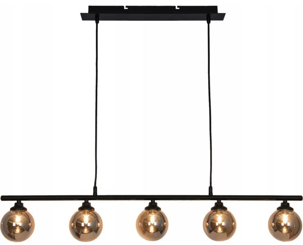 Żyrandol na lince IMAGINE 5xG9/40W/230V czarny/dym