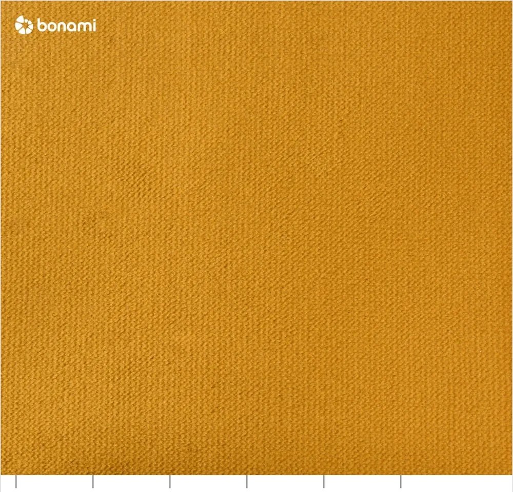 Żółty fotel Max Winzer Sari Velvet