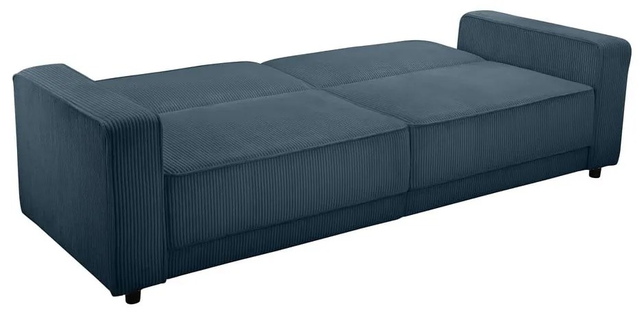 Morska sztruksowa sofa 225 cm Allie – Støraa