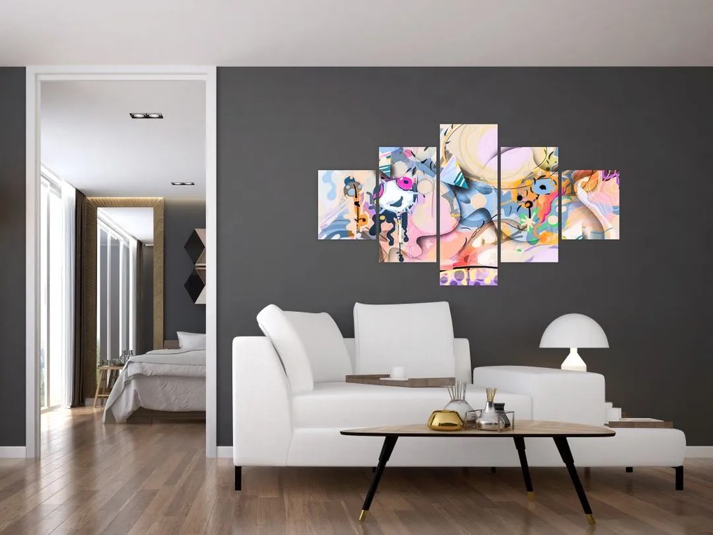 Obraz - Abstrakcja bajki (125x70 cm)