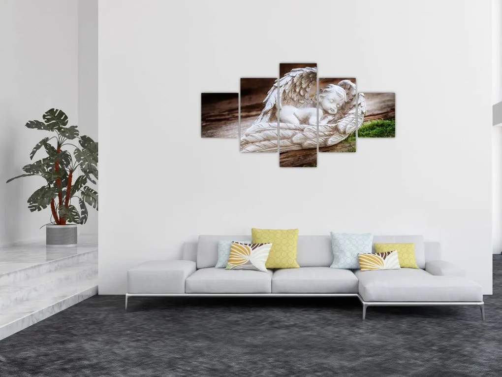 Obraz - Śpiący anioł (125x70 cm)