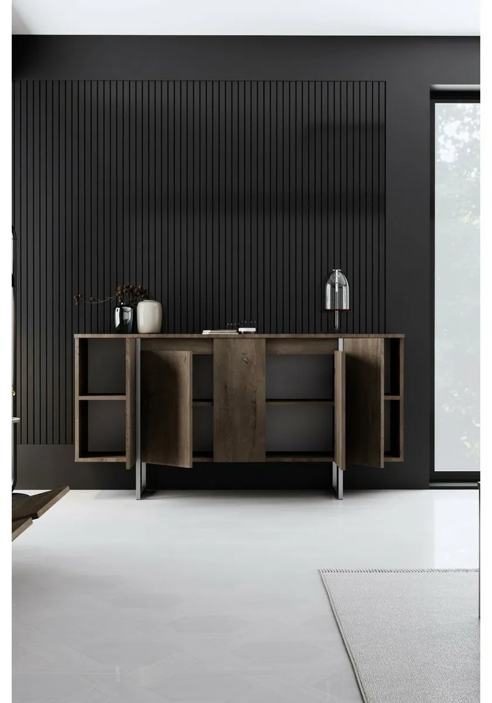 Szafka Luxe Walnut and Silver