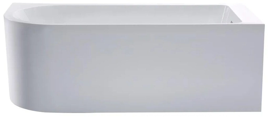 Wanna narożna - 201L - 150 x 75 x 58 cm - Biała - Prawy narożnik - ANIKA