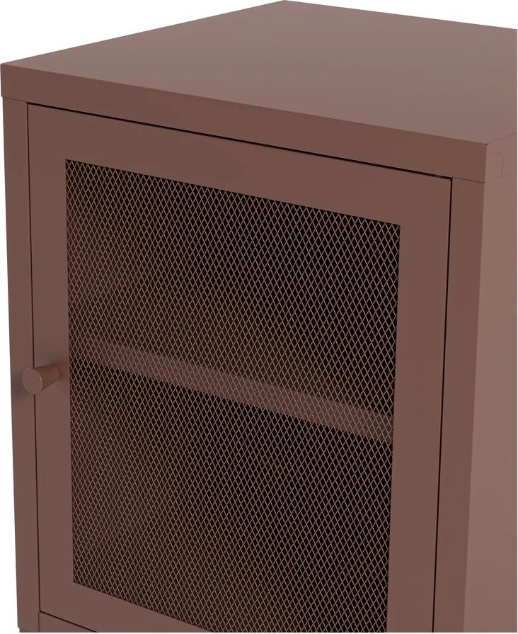 Bordowa szafka nocna Fayna – Marckeric