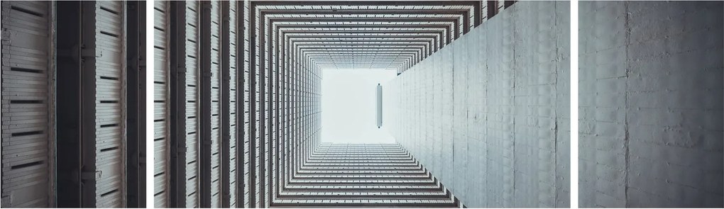Obraz - Widok z wnętrza budynku (170x50 cm)