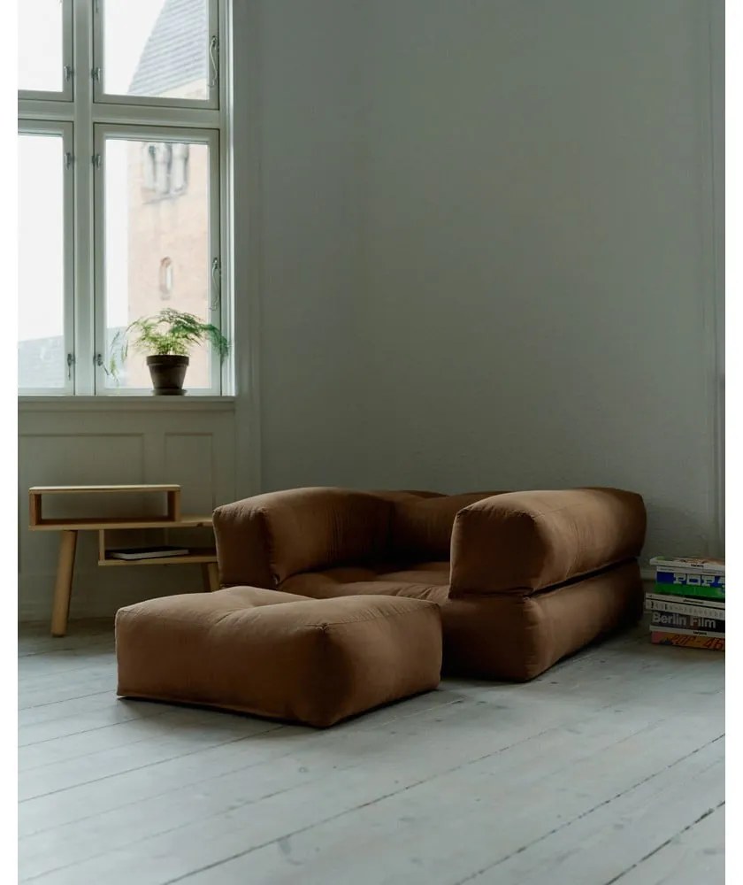 Fotel rozkładany Karup Design Cube Bordeaux