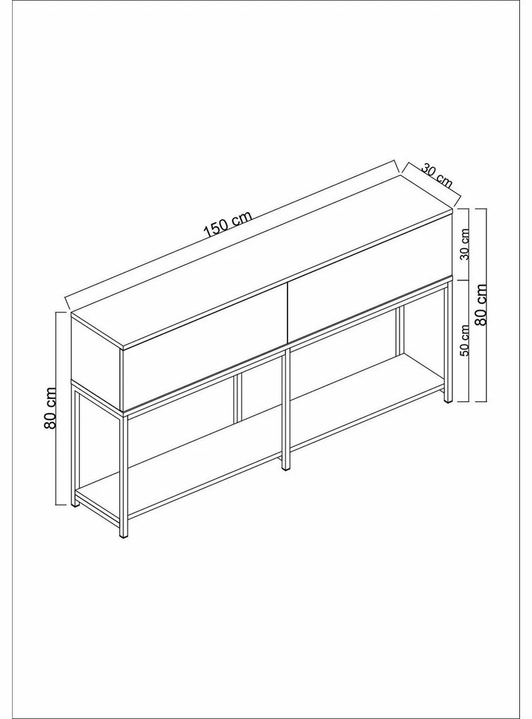 Szafka Lord Black and Silver