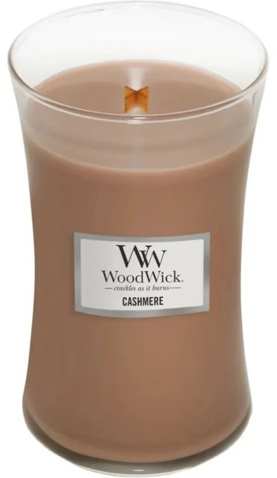 WoodWick Świeca zapachowa w dużym słoiku Cashmere,609 g