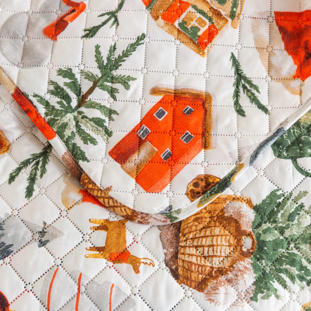 Narzuta na łóżko FESTIVE MAGIC, kolorowy Rozmiar: 170 x 210 cm