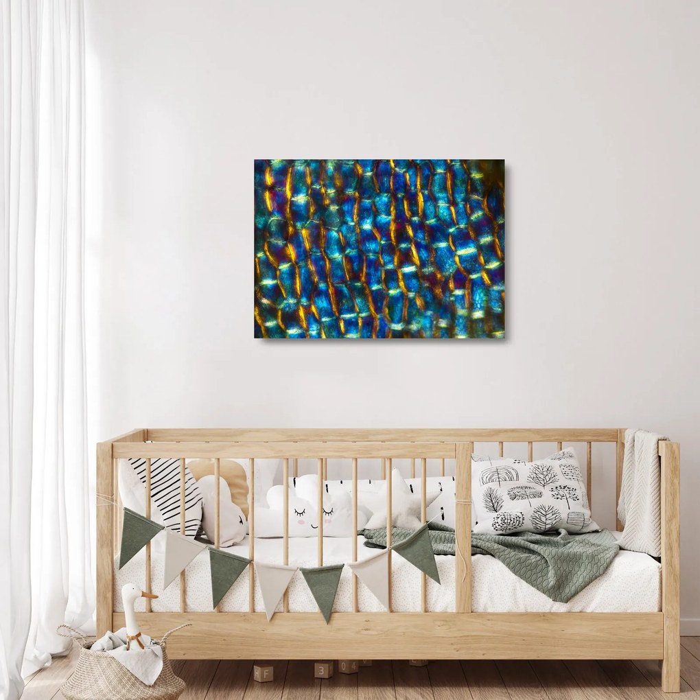 Obraz na szkle - Ściana komórkowa (70x50 cm)