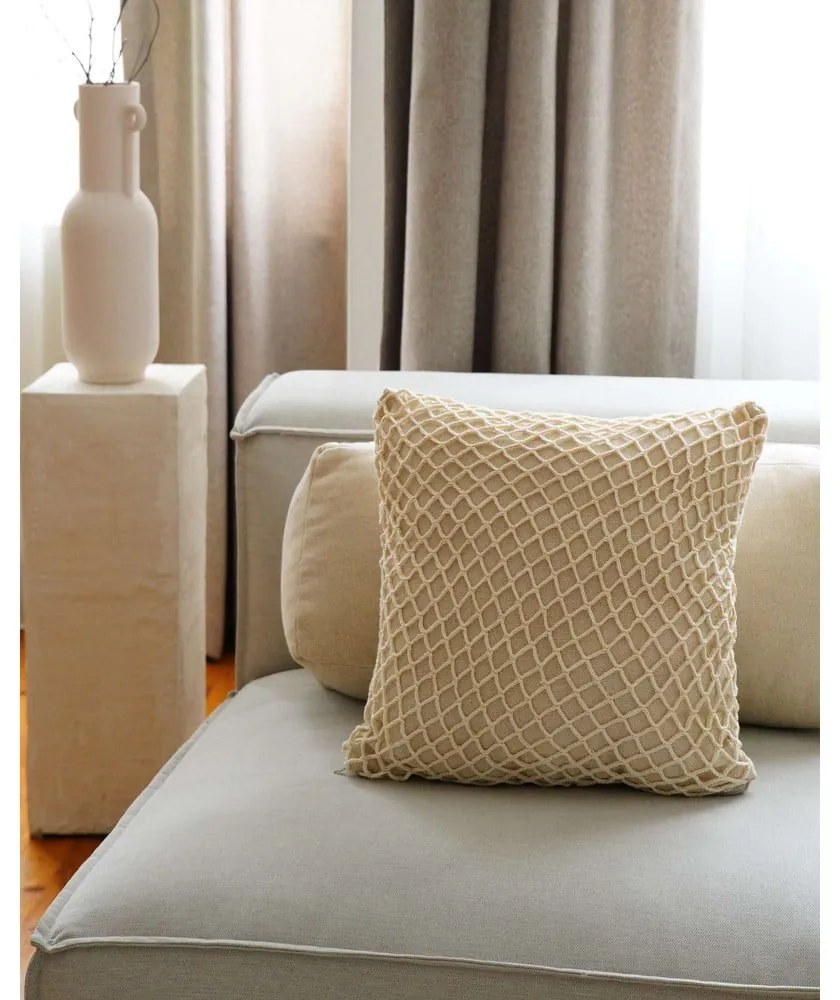 Bawełniana poszewka na poduszkę 43x43 cm Net – Mioli Decor