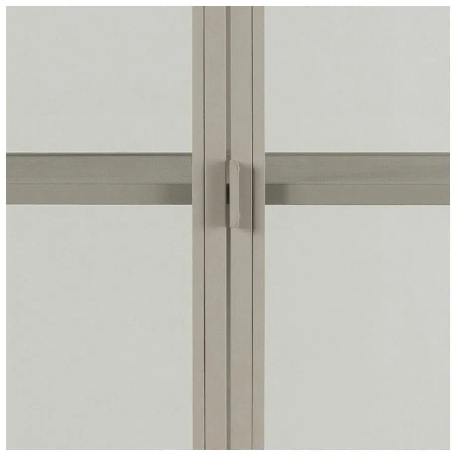 Szara witryna 77x186x35 cm Seaford – Actona