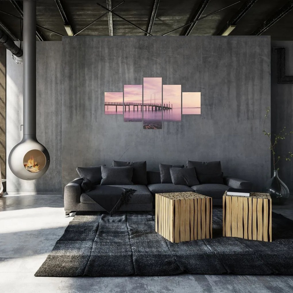 Obraz - Port (125x70 cm)