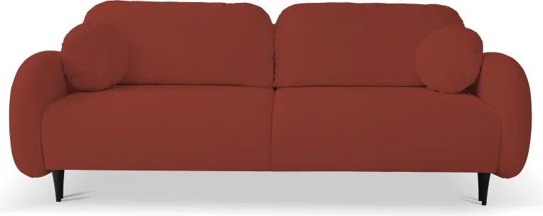 Sofa SOFT z funkcja spania i pojemnikiem CZERWONY RUN AGAIN 55