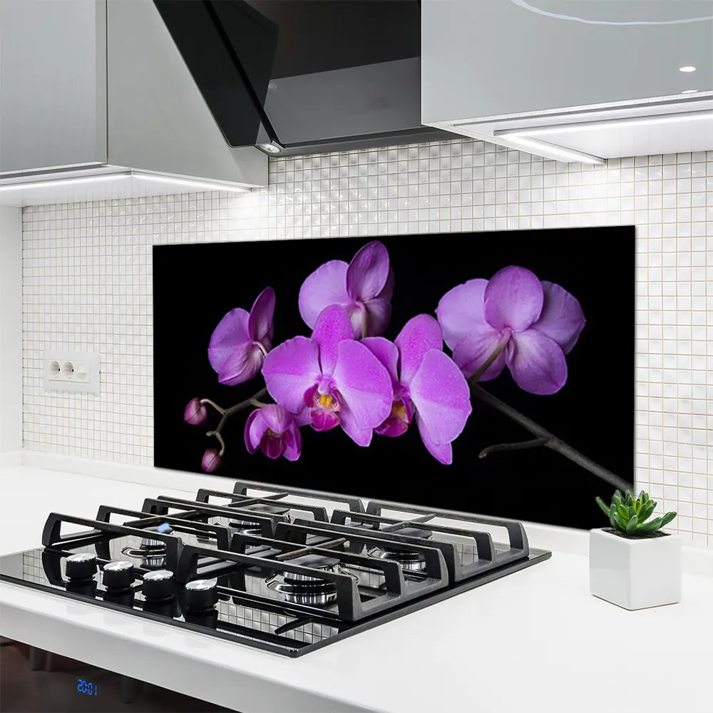 Panel Szklany Szlachetna Elegancja Storczyka