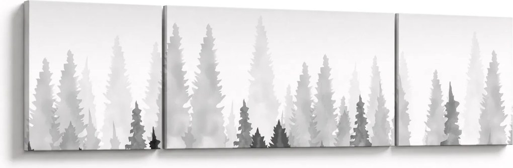 Obraz - Szczyty lasów (170x50 cm)