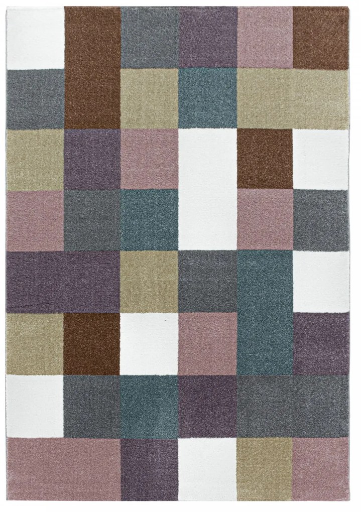 Dywan dziecięcy Funny kwadraciki multikolor 160 cm x 230 cm